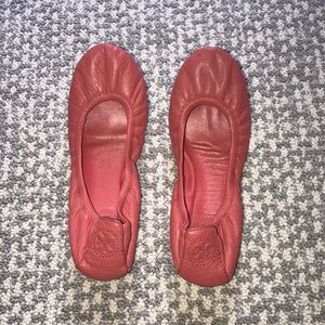 Pink Tory Burch Ballet Flats